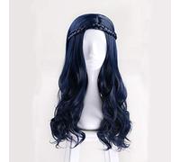 LINLINCD Cosplay wig film discendenti 2 Evie Long Wavy Parrucca Cosplay Costume Donne Parrucche sintetiche resistenti al calore 2