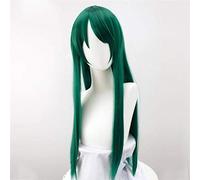 LINLINCD Cosplay wig gioco Arknights Hoshiguma Cosplay parrucca verde lunga resistente al calore in fibra parrucche taglia unica