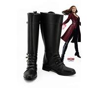 LINLINCD Cosplay wig Hot Movie Captain America: Guerra Civile Scarlet Witch Cosplay Stivali Scarpe Halloween Carnival Cosplay Stivali 36