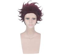 LINLINCD Cosplay wig Il fantasma della lama Cosplay Parrucca ZaoMen Tan Zhilang Indietro per diventare il ruolo della parrucca Cosplay dei cartoni animati, taglia unica