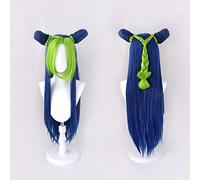 LINLINCD Cosplay wig Jojo, bizzarra pietra d'avventura oceano Jolyne Cujoh Kujo, parrucca lunga per cosplay costume parrucche sintetiche resistenti al calore