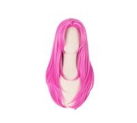 LINLINCD Cosplay wig JOJOS bizzarra avventura vento dorato Diavolo rosa parrucca lunga Cosplay costume capelli sintetici resistenti al calore Halloween party parrucche