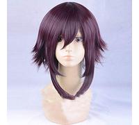 LINLINCD Cosplay wig KonoSuba Dio Benedizione su questo meraviglioso mondo Megumin Cosplay Parrucca Halloween Gioco di ruolo Costume Parrucche+Parrucca Cap come l'immagine