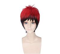 LINLINCD Cosplay wig Kuroko no Basuke Seirin Kagami Taiga Parrucca cosplay Costume da basket da uomo e donna capelli sintetici corti Halloween Party Parrucche