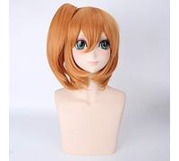 LINLINCD Cosplay wig LoveLive Kousaka Honoka parrucca amore live Cosplay puntelli di scena capelli sintetici tema festa gioco di ruolo parrucche fumetto con carnevale indossare coda di cavallo taglia