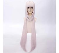 LINLINCD Cosplay wig NEKOPARA Chocolat Vanilla Kawaii Lunghe Code di cavallo Brown Cosplay Parrucca+Parrucca Come nell'immagine