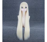 LINLINCD Cosplay wig NieR: Automaten YoRHa Tipo A N. 2 Cosplay Parrucca per le donne 100 lunghi capelli lisci parrucca sintetica resistente al calore per ragazze Cotume Beige