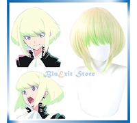 LINLINCD Cosplay wig PROMARE Mad Burnish Lio Fotia Cosplay Parrucca corta, dritta, resistente al calore, Bobo Cosplay per capelli sintetici per concerti per adulti