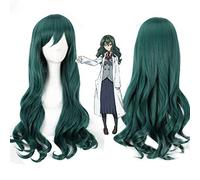LINLINCD Cosplay wig Shimoneta a Iu Gainen Ga Sonzai Shinai Taikutsu Na Sekai Fuwa Hyouka Lunghi Ricci Ondulati Parrucche Cosplay per Donna Anime Party Verde