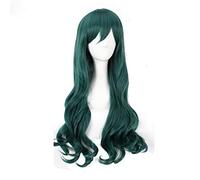 LINLINCD Cosplay wig Shimoneta a Iu Gainen Ga Sonzai Shinai Taikutsu Na Sekai Fuwa Hyouka Lunghi Ricci Ondulati Parrucche Cosplay per Donne Anime Party Verde