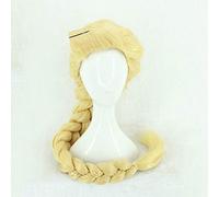 LINLINCD Cosplay wig Tangled Princess Cosplay Parrucca 120 cm 47" bionda Super Long Rapunzel parrucca capelli sintetici + parrucca Cap WG065