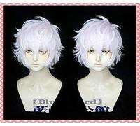 LINLINCD Cosplay wig The Arcana Cosplay Parrucche Mystery Asra Bianco Parrucca Julian Devorak Capelli rossi Cosplay Parrucca+Parrucca Asra
