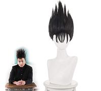 LINLINCD Cosplay wig Tokyo di oggi, parrucca per cosplay Shinji Ito Cosplay parrucca da uomo parrucche nere Kyou Kara Ore Wa costume gioco di ruolo+parrucca Cap