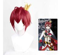 LINLINCD Cosplay wig Twisted Wonderland Ace Trappola Cater Diamante Leona Kingscholar Epel Felmier Vil Bellezza Ruggie Bucchi Azul Cosplay Parrucche Puzzle Cuori di Rosa