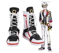LINLINCD Cosplay wig Twisted Wonderland Trey Trifoglio/Deuce Spade Cosplay scarpe stivali Halloween Carnevale Costume Prop Custom Made 42