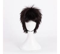 LINLINCD - Gioco di ruolo anime per cosplay Trafalgar D Water Law, parrucche per cosplay, capelli sintetici neri resistenti al calore
