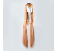 LINLINCD -ig anime cos sostanza secca sorella piccola cos parrucca terra sepolto latte arancione cos anime parrucca fabbrica vendita diretta copricapo capelli lunghi Buri
