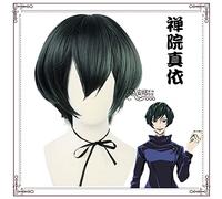 LINLINCD -ig Anime Cosplay Affascinante Battle Zenin Maki Verde Scuro Anime Cos Parrucca
