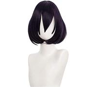 LINLINCD -ig anime Cosplay anime Kakegurui Parrucca per feste capelli corti viola gambler compulsivo cosplay accessorio costume KEEBON