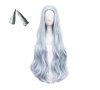 LINLINCD -ig anime Cosplay gioco di ruolo per Eri Chisaki Woman Grigio Blu Anime Cosplay Parrucche con una forcina