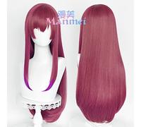 LINLINCD -ig anime cosplay hololive bao zhong ma lin distribuita coda di cavallo parrucca cos capitano idolo virtuale+singolo scuro grande clip bocca tigre