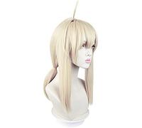 LINLINCD -ig anime Cosplay Original Gods Runaway Sun Kori Doppia coda di cavallo Parrucca Cosplay Beige chiaro Anime Parrucca Beige chiaro