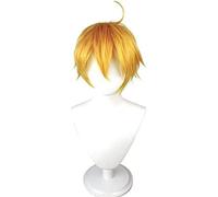 LINLINCD -ig Anime Cosplay originale God Toma Cos Parrucca coda di cavallo gialla Inatsuma City testa pelosa Top Reverse semplice styling treccia spessa oro giallo