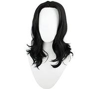 LINLINCD -ig anime Cosplay Tokyo Bankai Avenger site Keisuke cos parrucca nera mediana micro capelli ricci media lunghezza anime parrucca nera