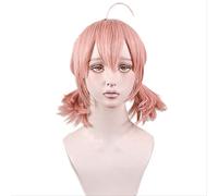 LINLINCD -ime Coer Wig. anime fioriscono in voi in voi Koito Yuu parrucca Cosplay rettilineo resistente al calore sintetico parrucca +Wig Cap