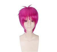 LINLINCD -ime Coer Wig. anime La vita catastrofica di Saiki K. Saiki Kusuo Parrucca Cosplay Costume da uomo Capelli corti sintetici Parrucche per feste di Halloween