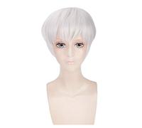 LINLINCD -ime Coer Wig. Anime Tokyo Ghoul Ken Kaneki Parrucca Cosplay Costume Uomini e Donne Capelli corti Halloween Party Parrucche