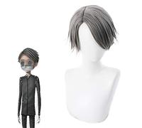 LINLINCD -ime Coer Wig. Game Identity V Embalmer Aesop Carl Cosplay Parrucca sintetica resistente al calore Parrucca Cosplay per feste di Halloween