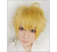 LINLINCD -ime Coser Parrucca Cosplay Noragami Yukine Oro Donne Cosplay Party Moda Anime Persone Costume Parrucche Pieno Capelli Sintetici Fibra Resistente al calore (Colore: Yukine)