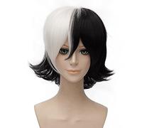 LINLINCD -ime Coser Wig Cosplay Wig Young Black Jack Black Mix Style Donne Cosplay Parte Cosplay Moda Uomo Costume Parrucche Interene Capelli Sintetici Fibra Resistente al Calore