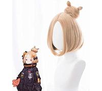 LINLINCD -ime Coser Wig Face Grande Ordine Abigail Williams Cosplay Parrucche corte Perucas Cosplay parrucca+parrucca sintetica resistente al calore