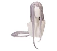LINLINCD -ime Coser Wig Miruko Cosplay My Hero Academia Cosplay Donne Lunghe Street Silver Parrucca Cosplay Anime Cosplay Parrucca Resistente al Calore+Parrucca Parrucca