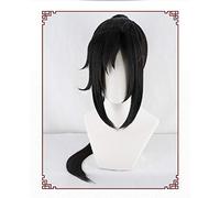 LINLINCD Parrucca Cosplay wig anime Mo Dao A Shi Wei WuXian I ruoli principali indiscriminati Parrucca Cosplay Il Gran Maestro della Coltivazione Demoniale Cosplay Prop Adolescente B.