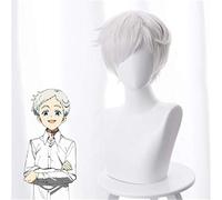 LINLINCD Parrucca Cosplay wig anime Norman Cosplay Yakusoku No Neverland, capelli sintetici corti promessi Neverland Norman Costume Parrucche