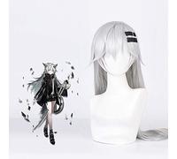 LINLINCD Parrucca Cosplay wig gioco Arknights Lapponia Cosplay parrucca resistente al calore capelli sintetici Halloween Carnevale Party Anime Parrucche Perucas Only