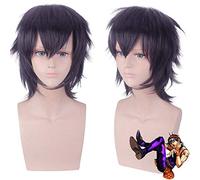 LINLINCD Parrucca Cosplay wig Jojo, bizzarra avventura Leone iavolo re Trish Spice Bruno Fugo Narancia Parrucca JOJO Golden Windhead Costume Parrucca Narancia Ghirga