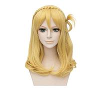LINLINCD Parrucca cosplay wig sole Mari Ohara Love Aqours donna capelli sintetici Halloween party cosplay costume parrucche anime LoveLive + parrucca Cap Love Live