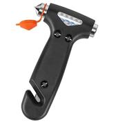 LINLIQUNNN Martello di Sicurezza per emergenze in Auto（bl） | Uno strumento di fuga (130 g) per automobilisti, progettato per rompere i finestrini e tagliare le cinture di sicurezza.