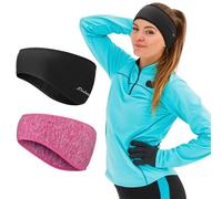 Linlook Fasce sportive per uomini e donne - Paraorecchie Invernali per Jogging Corsa Escursionismo Ciclismo e Motociclismo, set da 2 pezzi