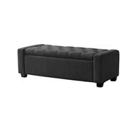 Linmeas-753 Panca Fine Letto Sgabello da comodino, leggero, di lusso, for la casa, for il riposo, for riporre le scarpe, for il divano, for il soggiorno, for la camera da letto(Dark Gray,Piccolo)