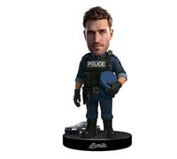 LINMQIU Figurine personalizzate con ritratti cartoon e soprammobili da scrivania,Statuette personalizzate in acrilico con foto per Agente di polizia,Regali per uomini, papà, mariti