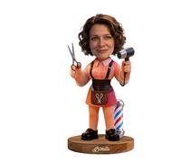 LINMQIU Figurine personalizzate con ritratti cartoon e soprammobili da scrivania,Statuette personalizzate in acrilico con foto per Barbiere,Regali decorativi per donne, mamme, fidanzate, mogli