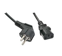 Lindy 30337 cavo di alimentazione Nero 5 m CEE7/7 Accoppiatore C13