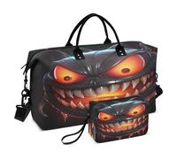 LINNIKEEEE Aragosta Arrabbiata Sparata Borsone da Viaggio Borsa da Palestra Borsa da Weekend con Borsa da Toilette per Ragazze Uomin