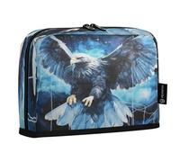 LINNIKEEEE Blu Neve Condor Astucci per Matite,Portapenne per Studenti Ragazze Ragazzi