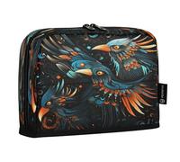 LINNIKEEEE Fantasia Acquerello Condor Astucci per Matite,Portapenne per Studenti Ragazze Ragazzi